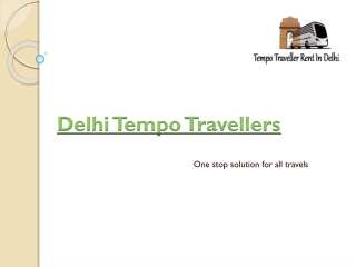 tempo traveller hire in delhi  | Tempo traveller rent in delhi