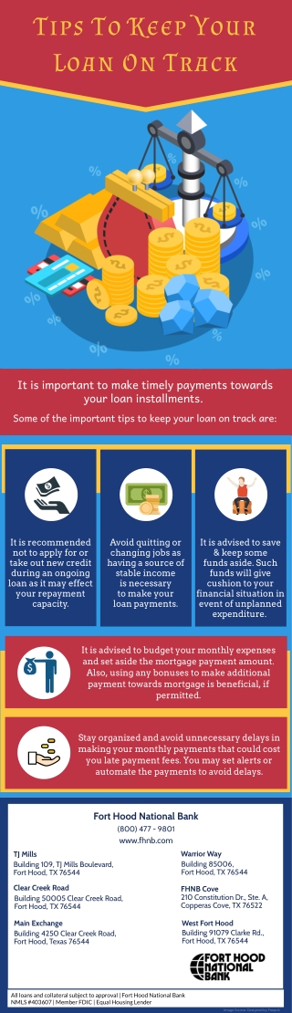 Tips To Keep Your Loan On Track