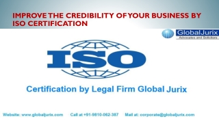 Improve the Credibility of Your Business by ISO Certification
