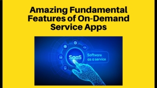 Best Fundamental Features of On-Demand Service Apps