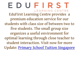 English Tuition Centre