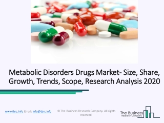 Metabolic Disorders Drugs Market Latest Development And Trends 2022