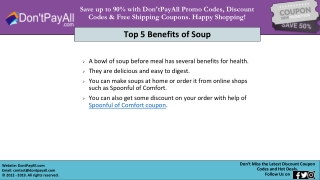 Spoonful of Comfort Coupon for Low Price Soups