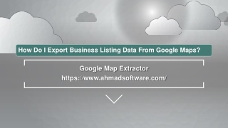 How Do I Export Business Lists From Google Maps?