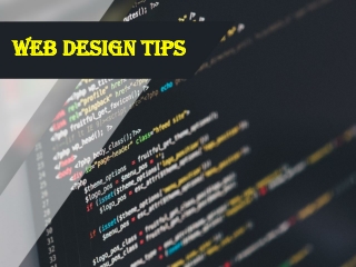 Website Design Tips for Small Business