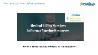 Medical Billing Services: Influenza Vaccine Resources