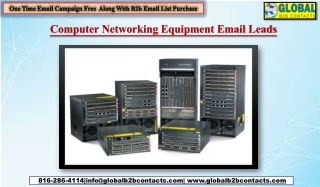 Computer Networking Equipment Email Leads