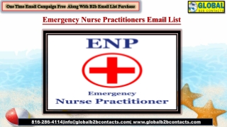 Emergency Nurse Practitioners Email List