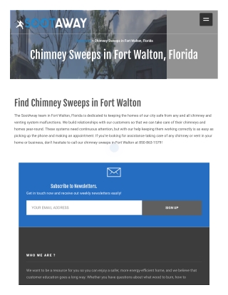 Chimney sweep company fort walton