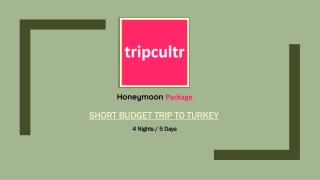 Short Budget Trip to Turkey