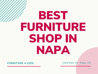 Best Furniture Shop in Napa