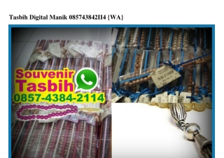 Tasbih Digital Manik Ô857-4384-2II4[wa]