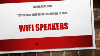 Top 10 Best WiFi Speakers Review