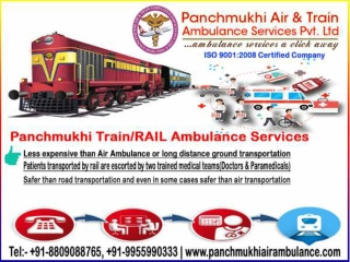 Panchmukhi Train Ambulance from Patna to Delhi - Get The Best Healthcare Solution