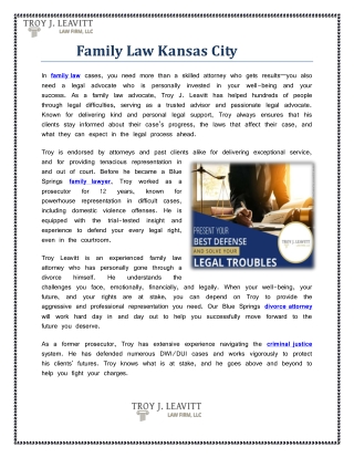 Family law kansas city