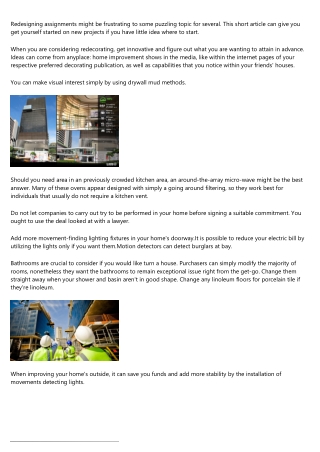 Get Wonderful Guidance On Home Improvement Jobs