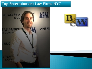 Top Entertainment Law Firms NYC