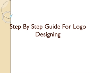 The Beginner's Guide to Logo Design