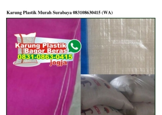 Karung Plastik Murah Surabaya O831·O863·O415[wa]