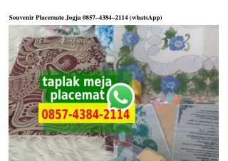 Souvenir Placemate Jogja Ô857-4384-2114[wa]