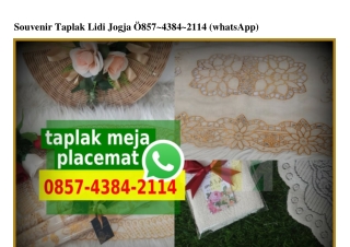 Souvenir Taplak Lidi Jogja Ô857 4384 2114[wa]