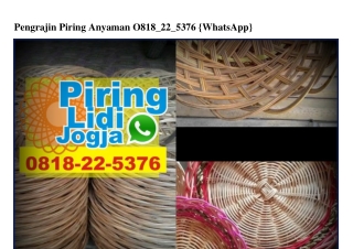 Pengrajin Piring Anyaman Ô818~22~5376[wa]