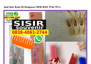 Jual Sisir Kutu Di Denpasar 0838.406I.2744[wa]