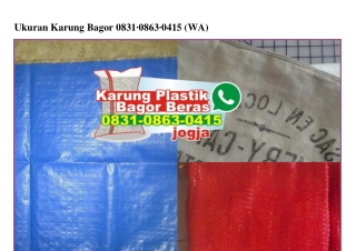 Ukuran Karung Bagor 083108630415[wa]