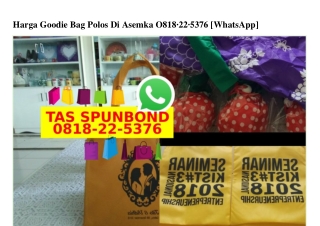 Harga Goodie Bag Polos Di Asemka 0818·22·5376[wa]