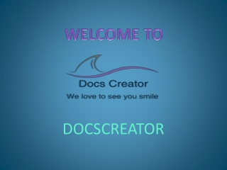 Docscreator – Make a Rent Agreement Online