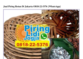 Jual Piring Rotan Di Jakarta Ö8I8.22.5376[wa]