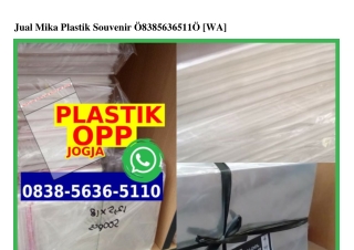 Jual Mika Plastik Souvenir 0838~5636~5110[wa]