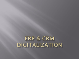 CRM digitalization services USA