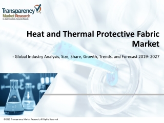 Heat and Thermal Protective Fabric Market - Global Industry Analysis, Size, Share, Growth, Trends, and Forecast, 2019 -