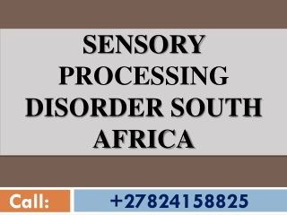 Sensory Processing Disorder South Africa