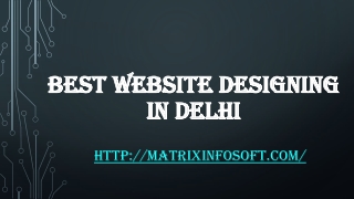 Best website designing in DELHI