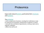 Proteomics