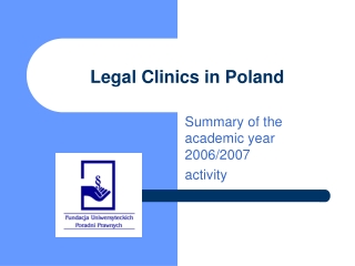 Legal Clinics in Poland