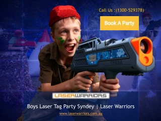 Boys Laser Tag Party Syndey | Laser Warriors