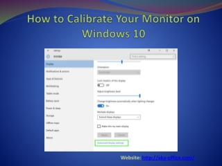 How to Calibrate Your Monitor on Windows 10