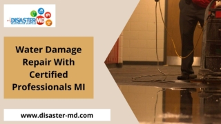 Professional Flood Cleanup Services | Disaster MD Restoration