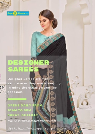 Designer Sarees Wholesaler in Surat