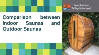 Comparison Between Indoor Saunas and Outdoor Sauna Rooms