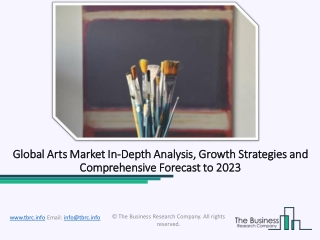 Arts 2020 Market Size, Trends And Strategies