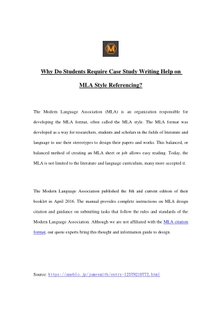 Why Do Students Require Help on MLA Referencing?