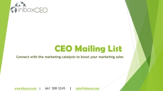 Connect with the marketing catalysts to boost your marketing sales