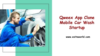 On Demand Car Cleaning Service With Qweex Clone App
