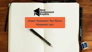 Urgent Assignment Help |Quick Assignment help