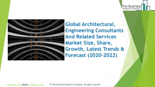 Architectural, Engineering Consultants And Related Services Market Share, Restraints, Segments And Regions