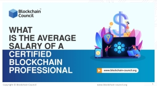 What is the average salary of a certified Blockchain professional?